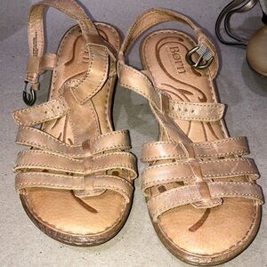 Born beige heels